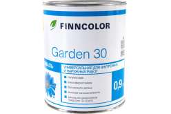 Эмаль Finncolor Garden 30 База A Белая 0,9л  