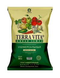 Грунт универсальный Живая Земля Terra Vita 10л