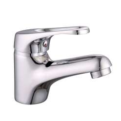 Смеситель для умывальника, латунь,  BM-3005-SS-32р, d35 Lucky Tap