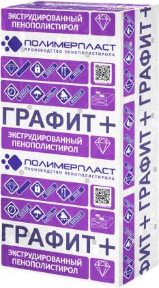 Утеплитель XPS Графит  50*580*1180  5,4м2
