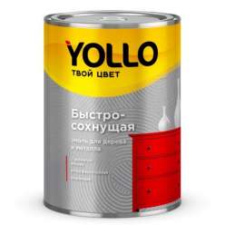 Эмаль акриловая YOLLO желтая 0,9кг  