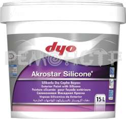 Краска фасадная силиконовая Akrostar Silicone DYO 15л