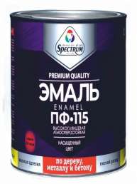 Эмаль Спектр ПФ-115 салатная 0,8кг 