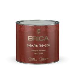 Эмаль ПФ-266 для пола ERICA желто-коричневая 1,8кг