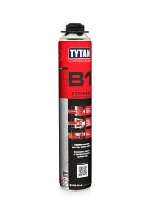 Пена монтажная B1 огнеупорная Tytan Professional  750 мл