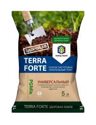 Грунт универсальный с перлитом Здоровая Земля Terra Forte 5л