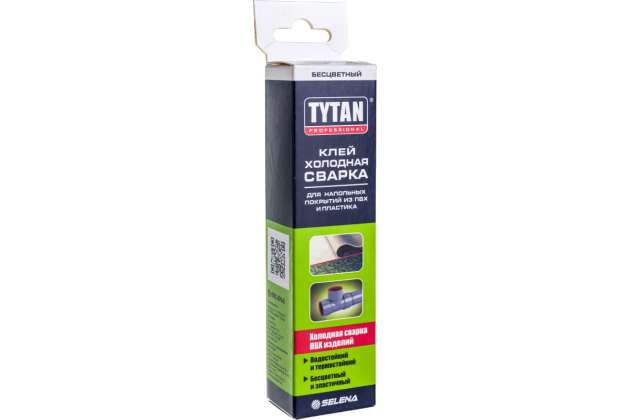 Клей холодная сварка для напольных покрытий из ПВХ и пластика Tytan Professional 100гр